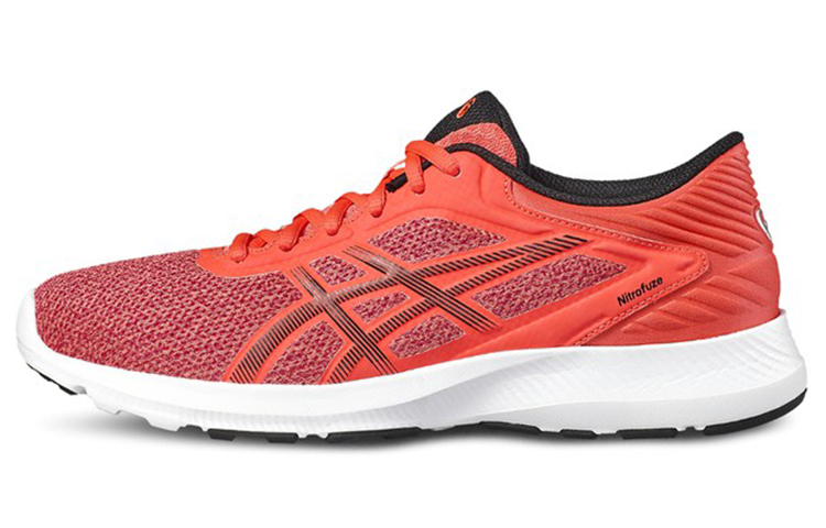 ASICS Nitrofuze Comfortable Fabric Breathable And Wear resistant Low top Running Shoes Women's Orange