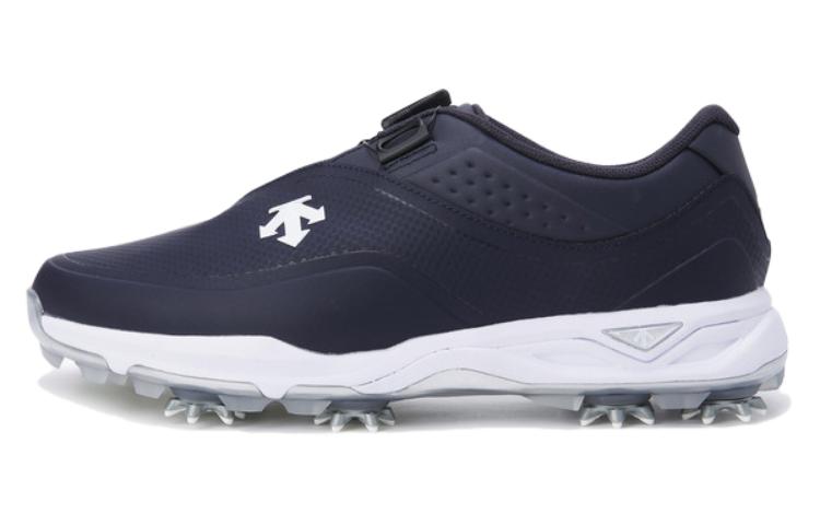 DESCENTE AXLE PRO Boa Cushioning, Wear Resistant Low top Golf Shoes Unisex Blue
