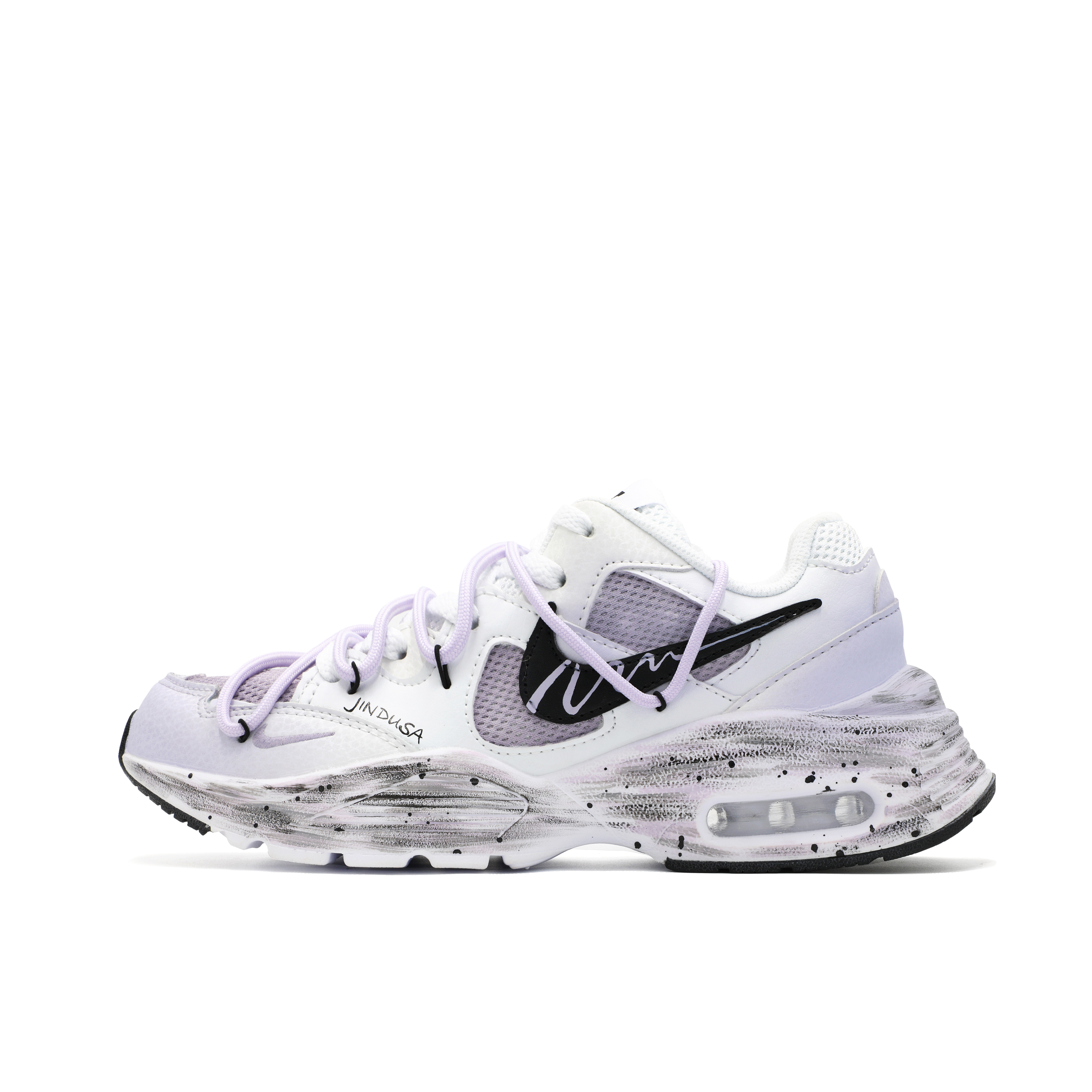 Nike Air Max Fusion Cushioning Slip Resistant Abrasion Resistant Low top Air Cushion Running Shoes Women’s
