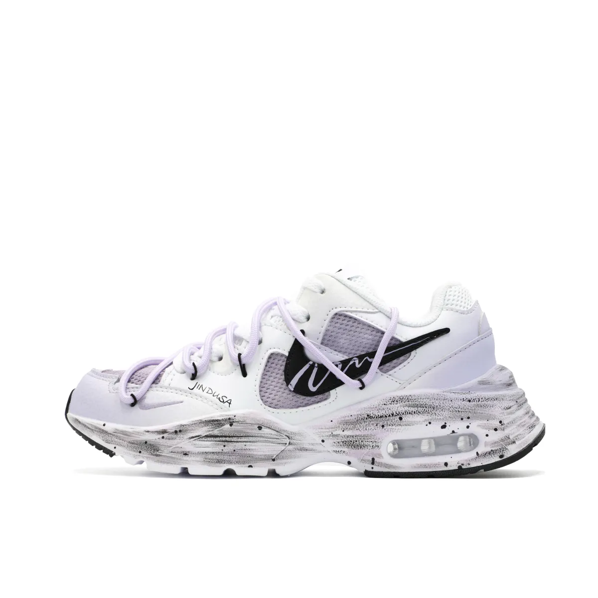 Nike Air Max Fusion Cushioning Slip Resistant Abrasion Resistant Low top Air Cushion Running Shoes Women's