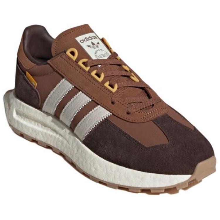 Adidas Originals Retropy E5 Slip Resistant Abrasion Resistant Low top Casual Running Shoes Unisex Tan Yellow