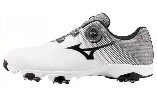 Mizuno Textile, Synthetic Leather Cushioning Slip Resistant Abrasion Resistant Breathable Low top Golf Shoes Women's