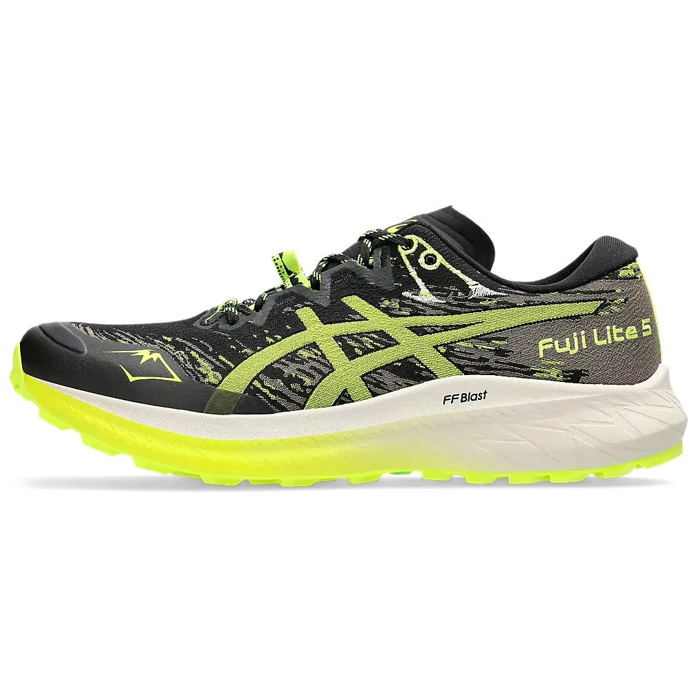 ASICS Fuji Lite 5 Black Safety Yellow