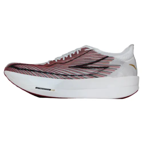 ANTA C202 G9 Running Shoes Men's Low Top Papyrus White/Flame Red/Basic Black