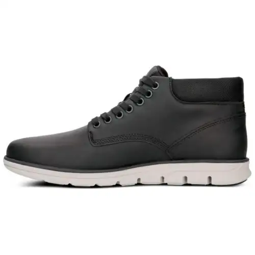 Timberland Bradstreet Chukka Top Grain Cow Leather Abrasion Resistant Cushioning Ankle Length Outdoor Boots Men's Black