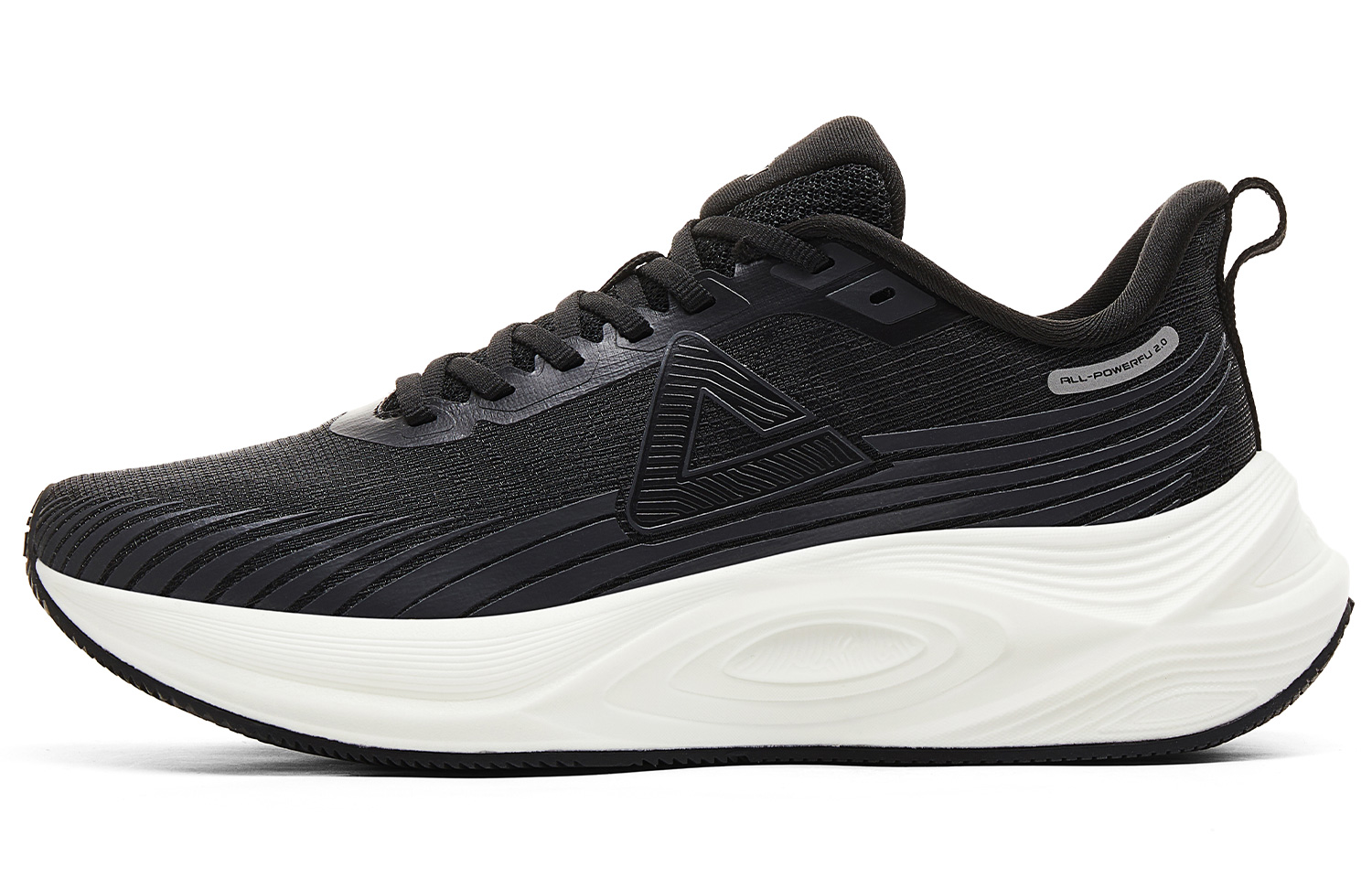 PEAK Cushioning Abrasion Resistant Lightweight Slip Resistant Low top Running Shoes Women’s Black Ivory