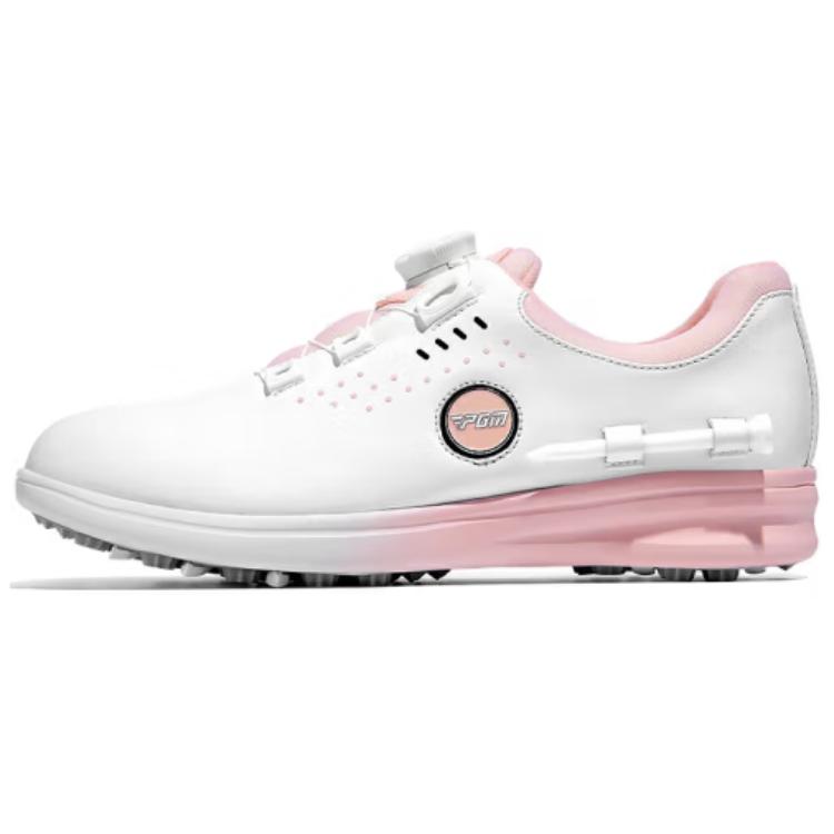 PGM Abrasion Resistant Waterproof Lightweight Low top Golf Shoes Women’s White Pink