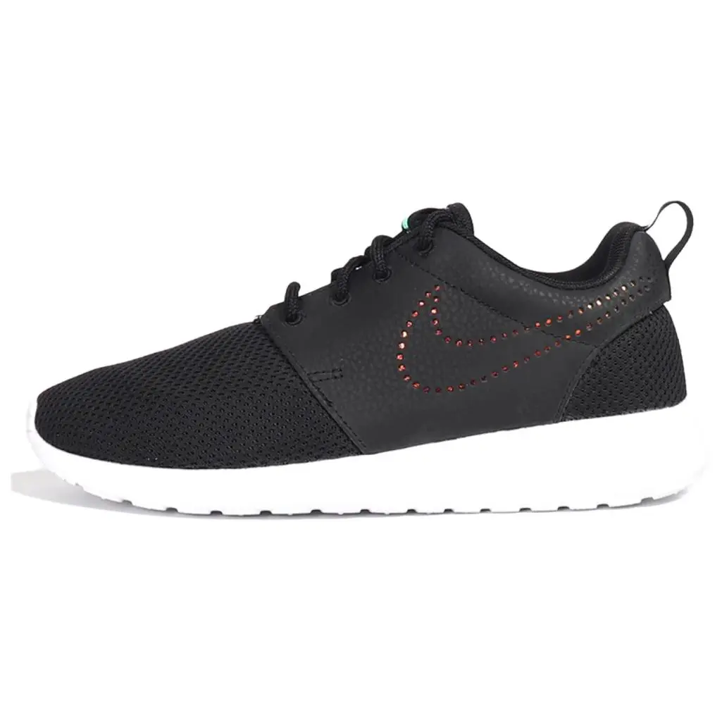 Nike Roshe One Comfortable Slip Resistant Abrasion Resistant Low top Running Shoes Women's Black
