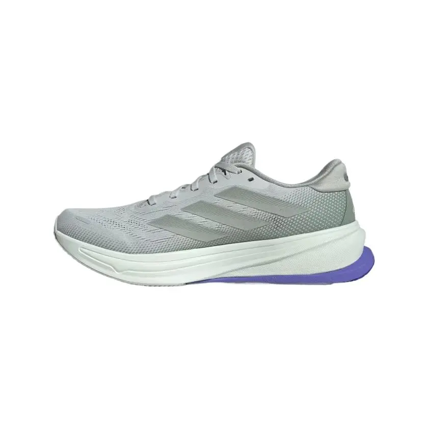 Adidas SUPERNOVA RISE Abrasion Resistant Low top Running Shoes Men's Silver Green