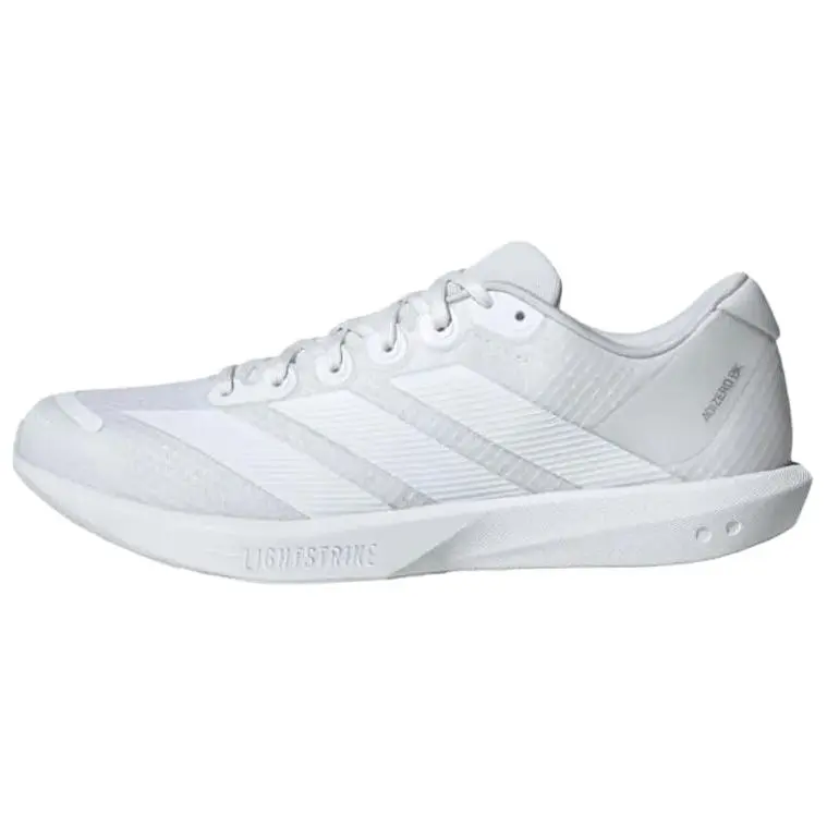 Adidas Adizero BK Fabric Low top Casual Running Shoes Unisex White Silver