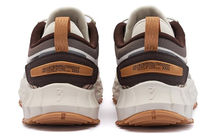 361° Wear resistant And Lightweight Low top Running Shoes Men’s Oat Milk