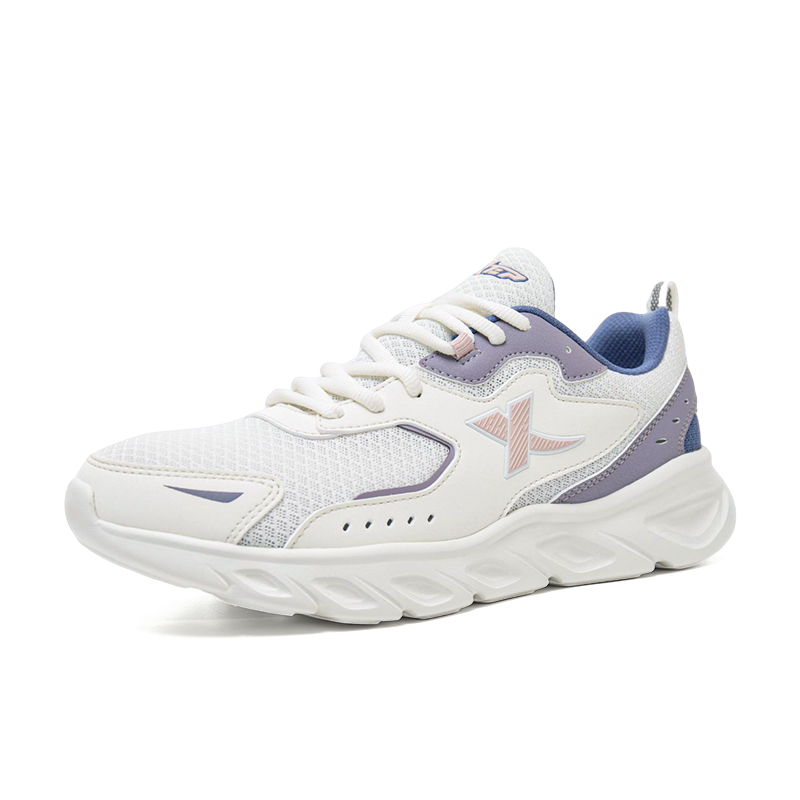 XTEP Cushioning Lightweight Low top Casual Running Shoes Women’s White Purple
