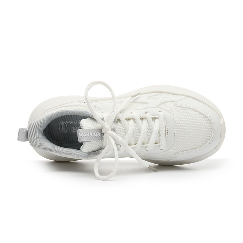 WARRIOR Running Shoes Unisex Low Top White