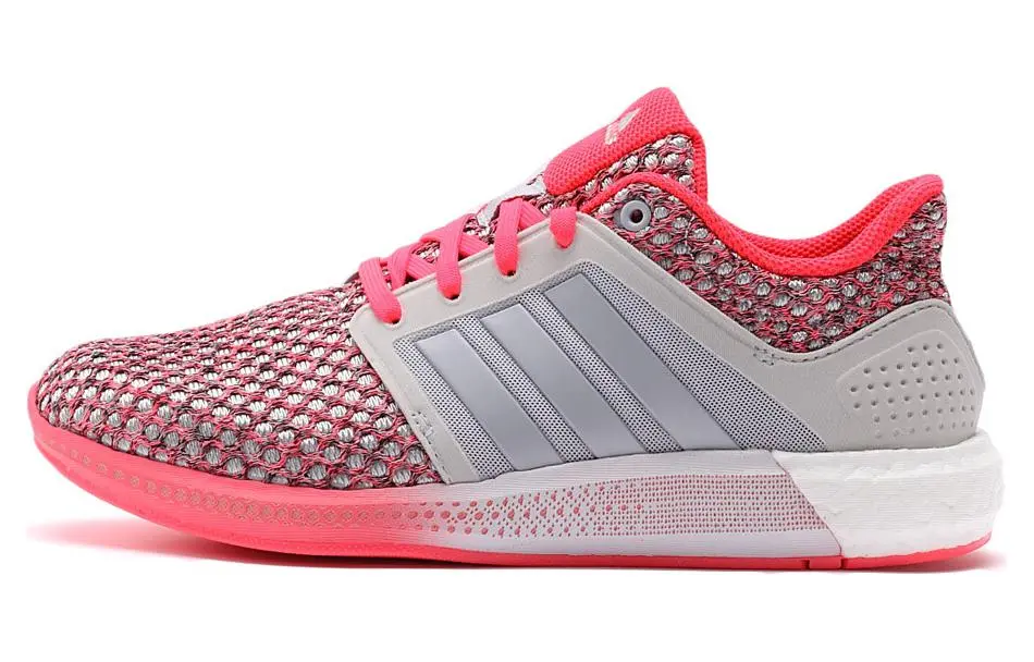 Adidas Comfortable Cushioning, Wear Resistant Low top Running Shoes Women's Gray Red