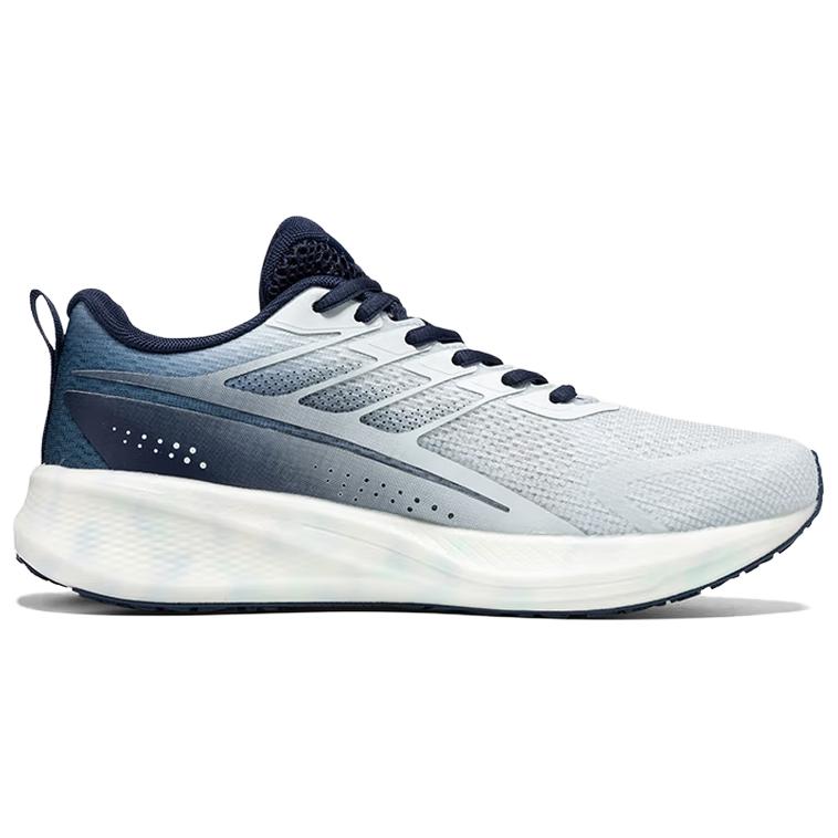 361° Cushioning Breathable Low top Casual Training Sprint Running Shoes Men’s White Blue