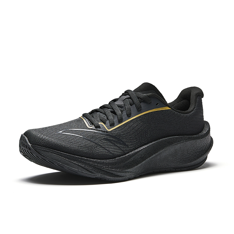 Anta Cushioning Slip Resistant Breathable Rebound Low top Nitrogen Technology Casual Training Running Shoes Men’s Black