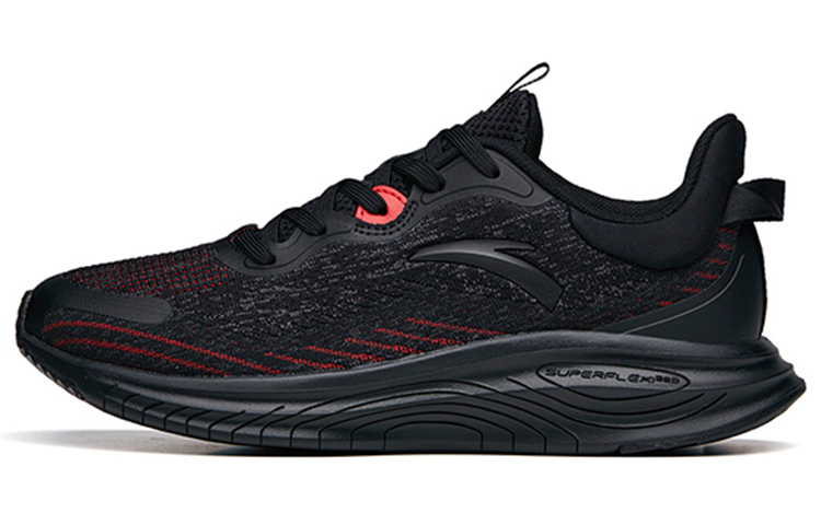 Anta Breathable Low top Running Shoes Men’s Black Red