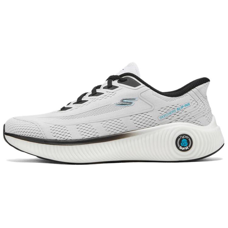 Skechers GO RUN Anywhere Abrasion Resistant Low top Running Shoes Men’s Gray White