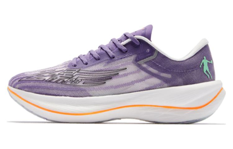 QIAODAN Feiying PB2.0 Cushioning Slip Resistant Abrasion Resistant Low top Running Shoes Women’s Light Shadow Purple