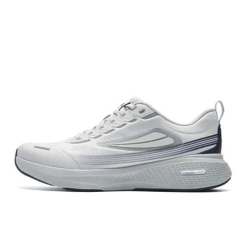 FILA NUVOLE 3+ Running Shoes Men's Low Top Mushroom Gray/Mysterious Blue