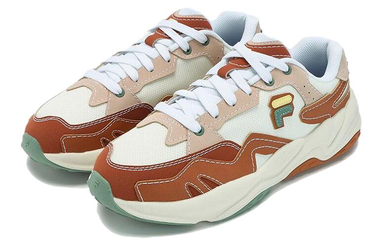 FILA FUSION Flash Textile, Synthetic Leather Low top Running Shoes Men’s Beige Brown