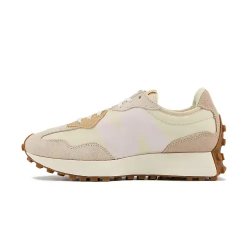 New Balance NB 327 Comfortable Low top Running Shoes Women's Beige Brown