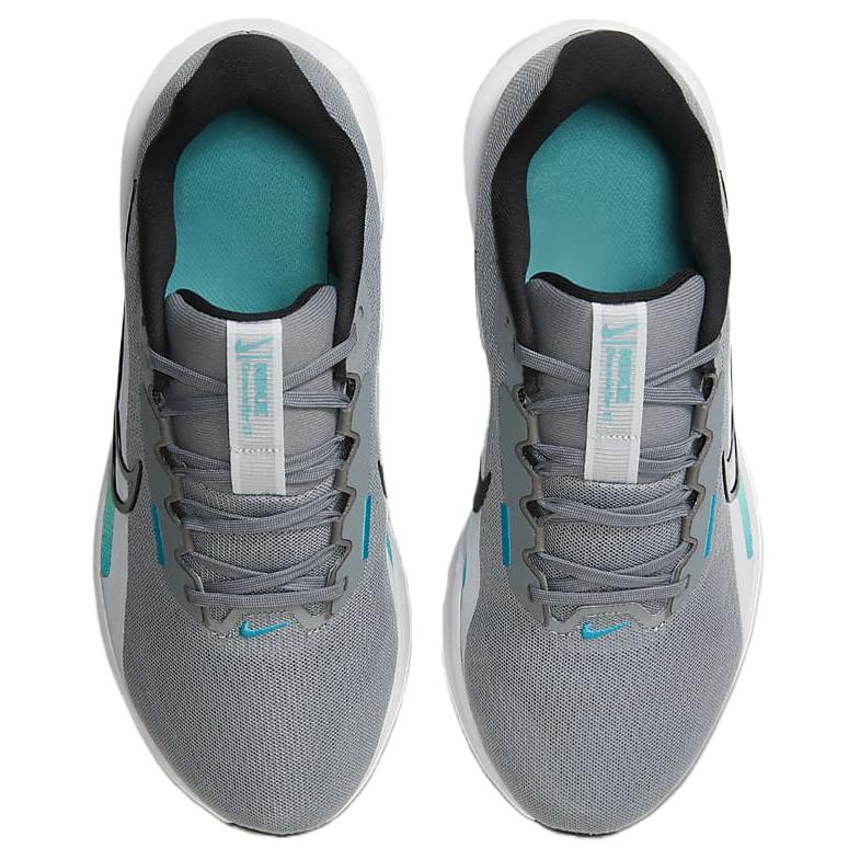 Nike DOWNSHIFTER 13 Abrasion Resistant Low top Casual Running Shoes Men’s Gray White Green