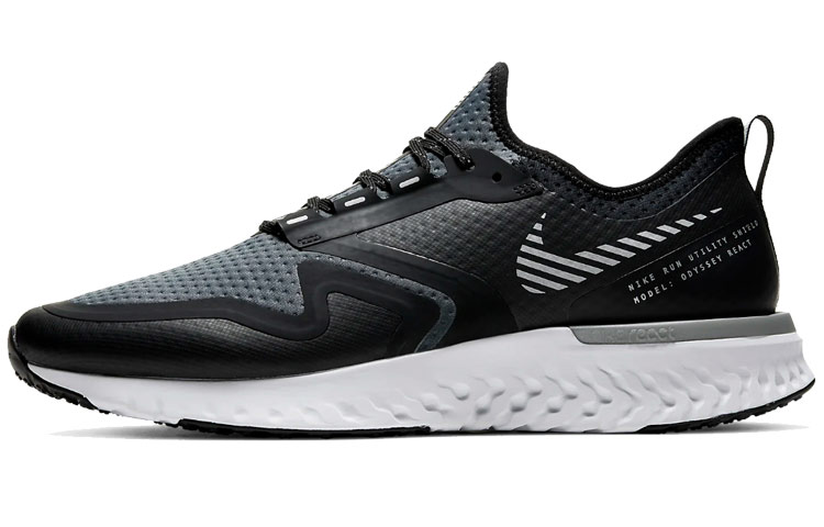 Мужские кроссовки Nike Nike Odyssey React 2 Shield (черно-серые)