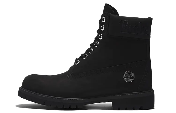 Timberland Premium 6 Inch Waterproof Boots 'Black Waterbuck'