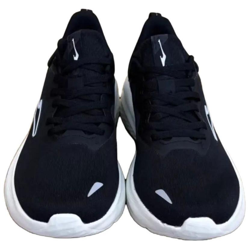Erke Fashion Trend Cushioning Breathable Low top Running Shoes Men’s Jet Black