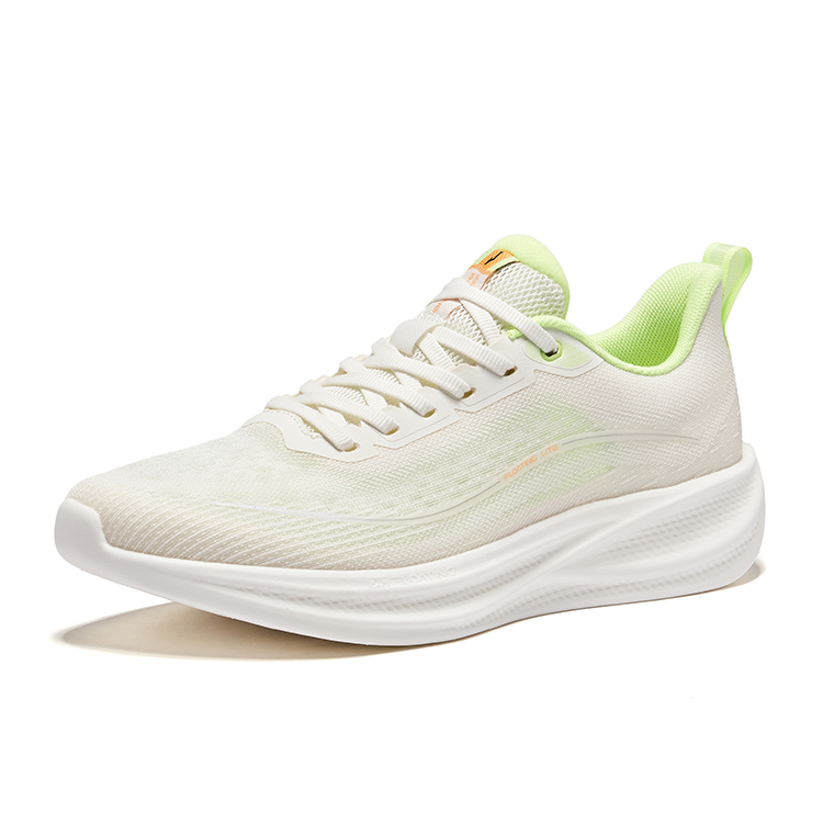 Erke Float On Water 6 Running Shoes Men’s Low Top Microcrystal White Fluorescent Sprout Green