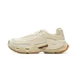 Li Ning Cushioning Slip Resistant Abrasion Resistant Low top Casual Shoes Men's Ecru