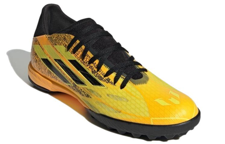 Мужские футбольные бутсы adidas Messi.3 (желто-черные) — фото 3