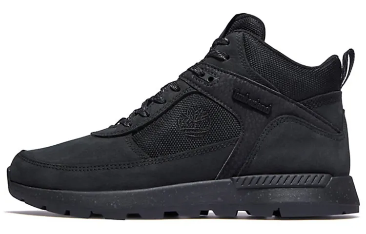 Timberland Chukka Leather Abrasion Resistant Ankle Length Outdoor Boots Women's Black