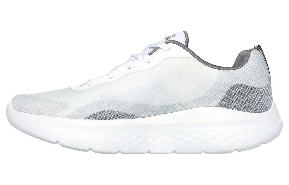 Skechers Skechers Go Run Lite runner comfortable low-top casual running shoes men's white gray