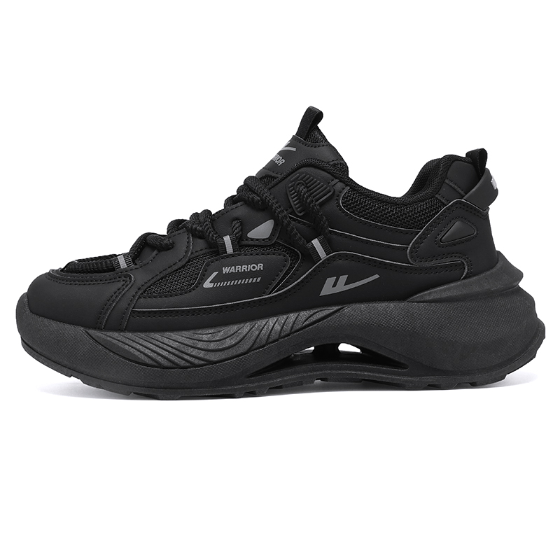 Warrior Abrasion Resistant Lightweight Height Increasing Low top Casual Running Shoes Men’s