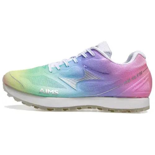 HEALTH 699S+ Comfortable Low top Running Shoes Unisex Green Purple