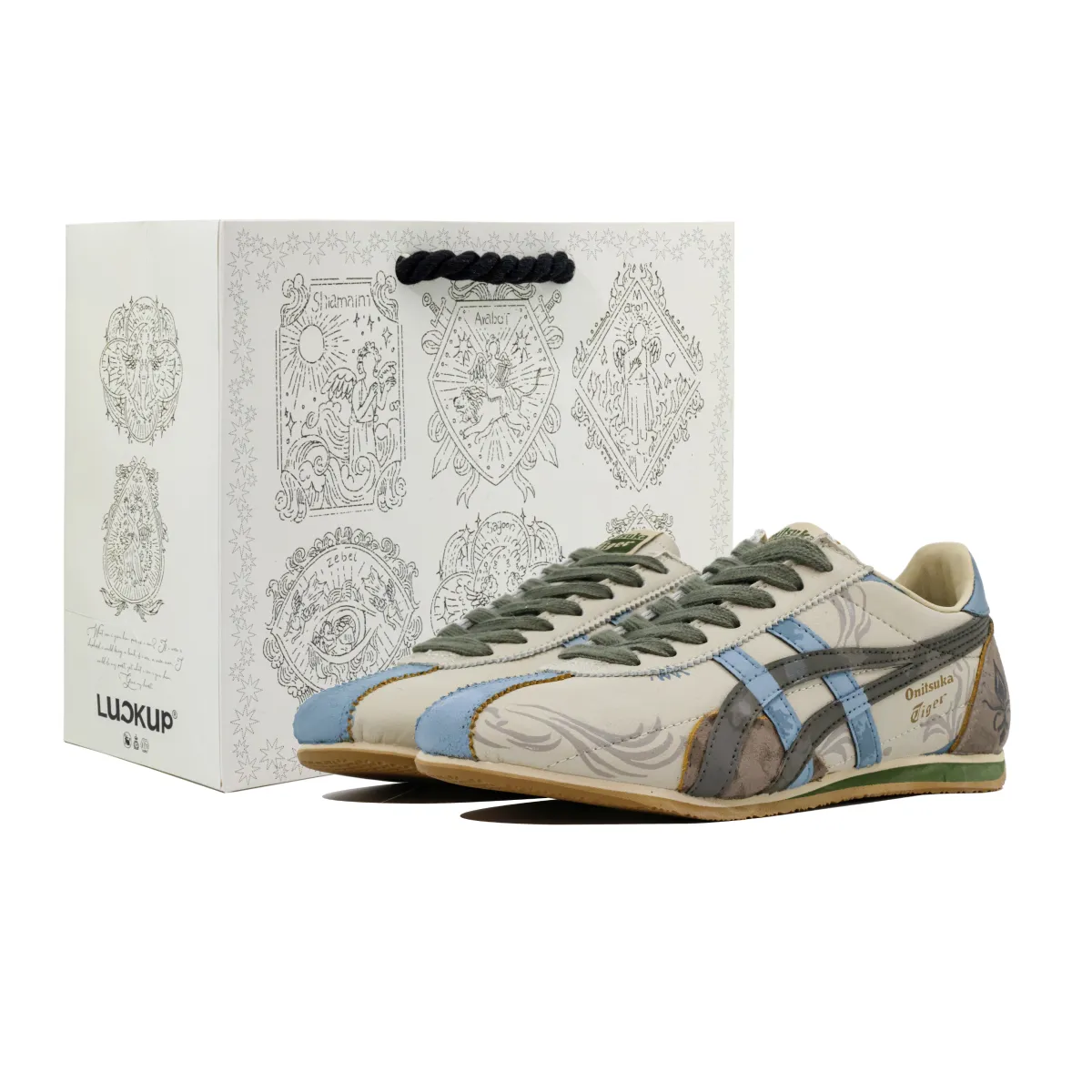 Onitsuka Tiger Runspark Abrasion Resistant Lightweight Wear resistant And Lightweight Low top Casual Running Shoes