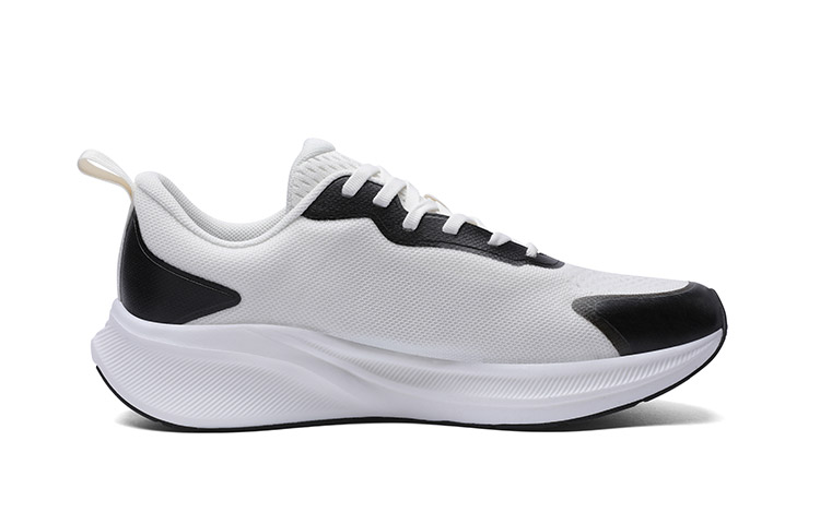 LPMX Running Shoes Men’s Low Top Beige White Black
