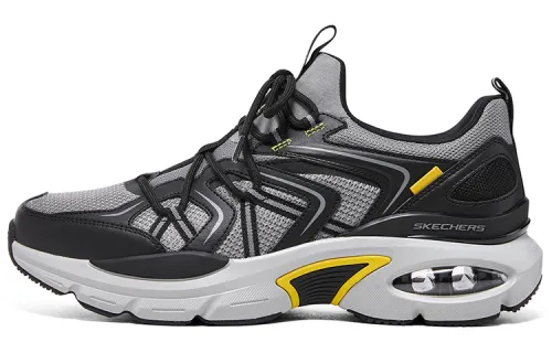 Skechers Skech Air Ventura Low top Casual Shoes Men's Gray Yellow