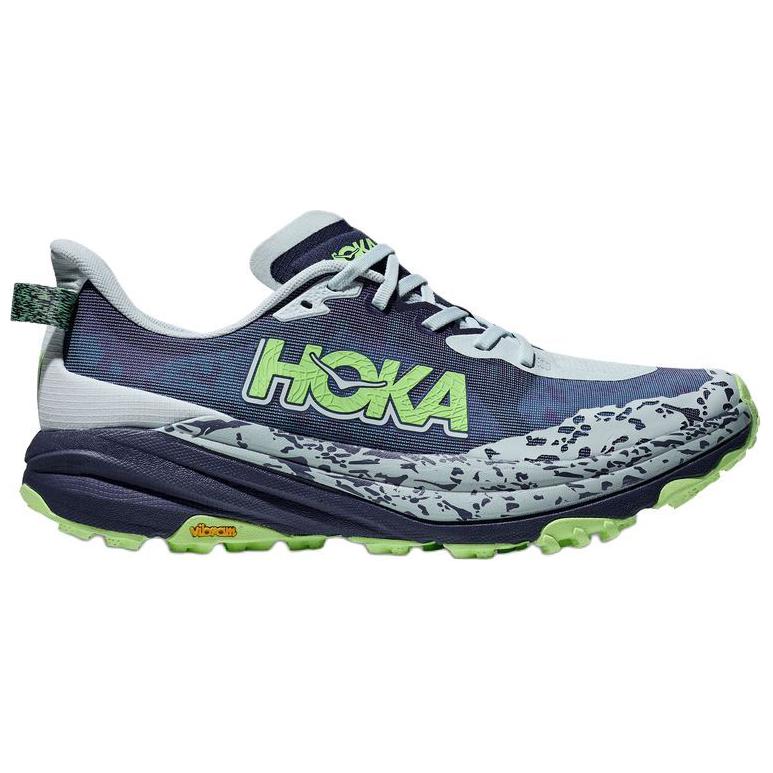 HOKA ONE ONE SPEEDGOAT 6 Slip Resistant Abrasion Resistant Low top Running Shoes Men’s Blue Gray