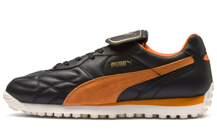 PUMA Avanti Cushioning, Wear Resistant Low top Running Shoes Men's Black Orange