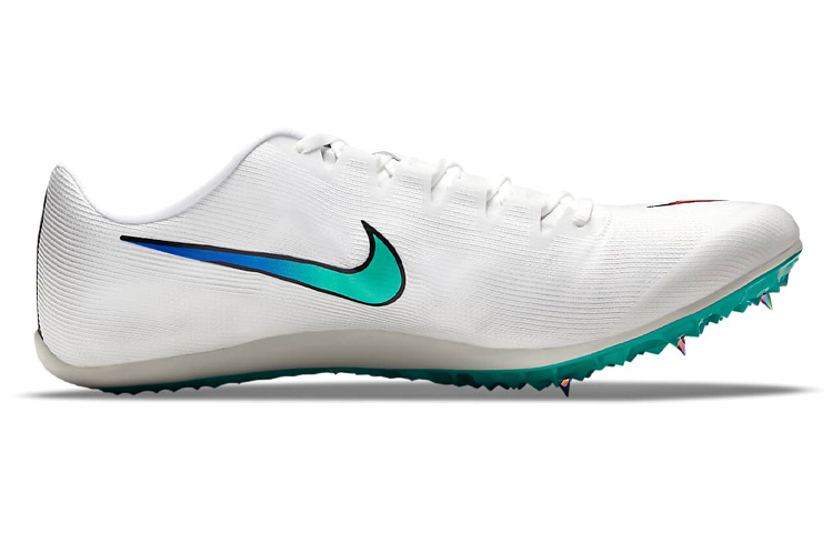 Мужские кроссовки Nike Zoom 400 (бело-красно-зеленые) — фото 2