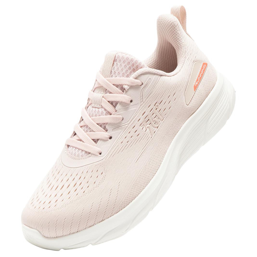 361° Cushioning, Wear Resistant Low top Casual Running Shoes Women’s Pink White