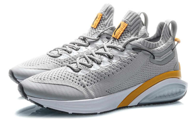 Li Ning Cushioning Low top Running Shoes Men’s Microcrystalline Gray
