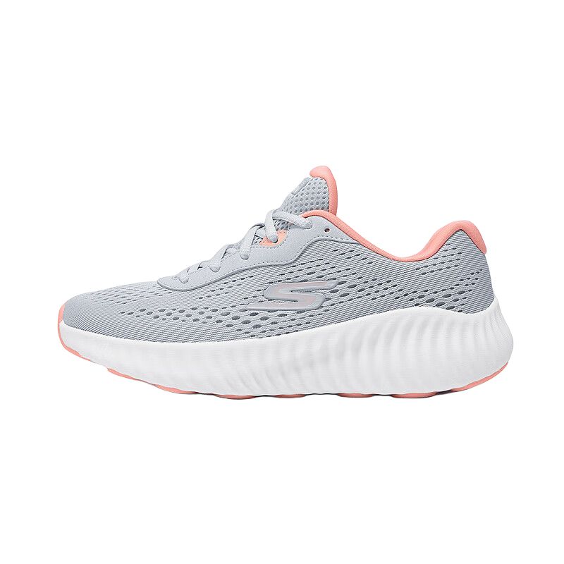 Skechers GO RUN NOW Soft And Comfortable Mesh Cushioning Rebound Low top Casual Running Shoes Women’s Light Gray