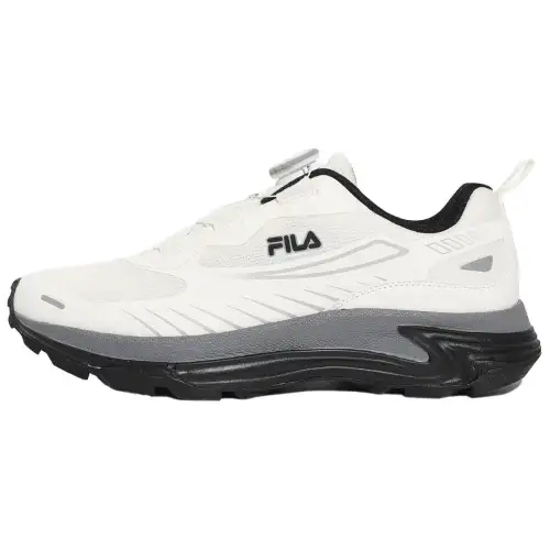 FILA Float Abrasion Resistant Abrasion Resistant Low top Running Shoes Unisex White