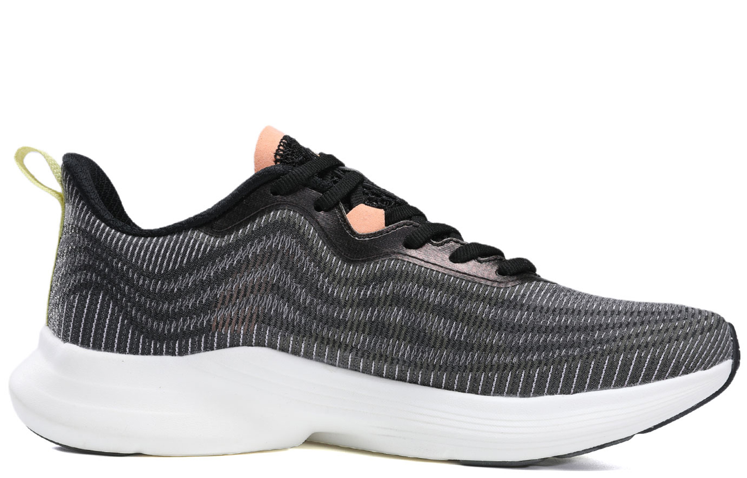 PEAK Rive 003 Mesh Slip Resistant Abrasion Resistant Low top Running Shoes Women’s Black Heather Gray