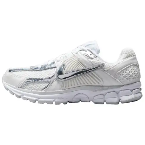 Nike Zoom Vomero 5 Abrasion Resistant Low top Casual Training City Commuting Running Shoes Women's White Silver