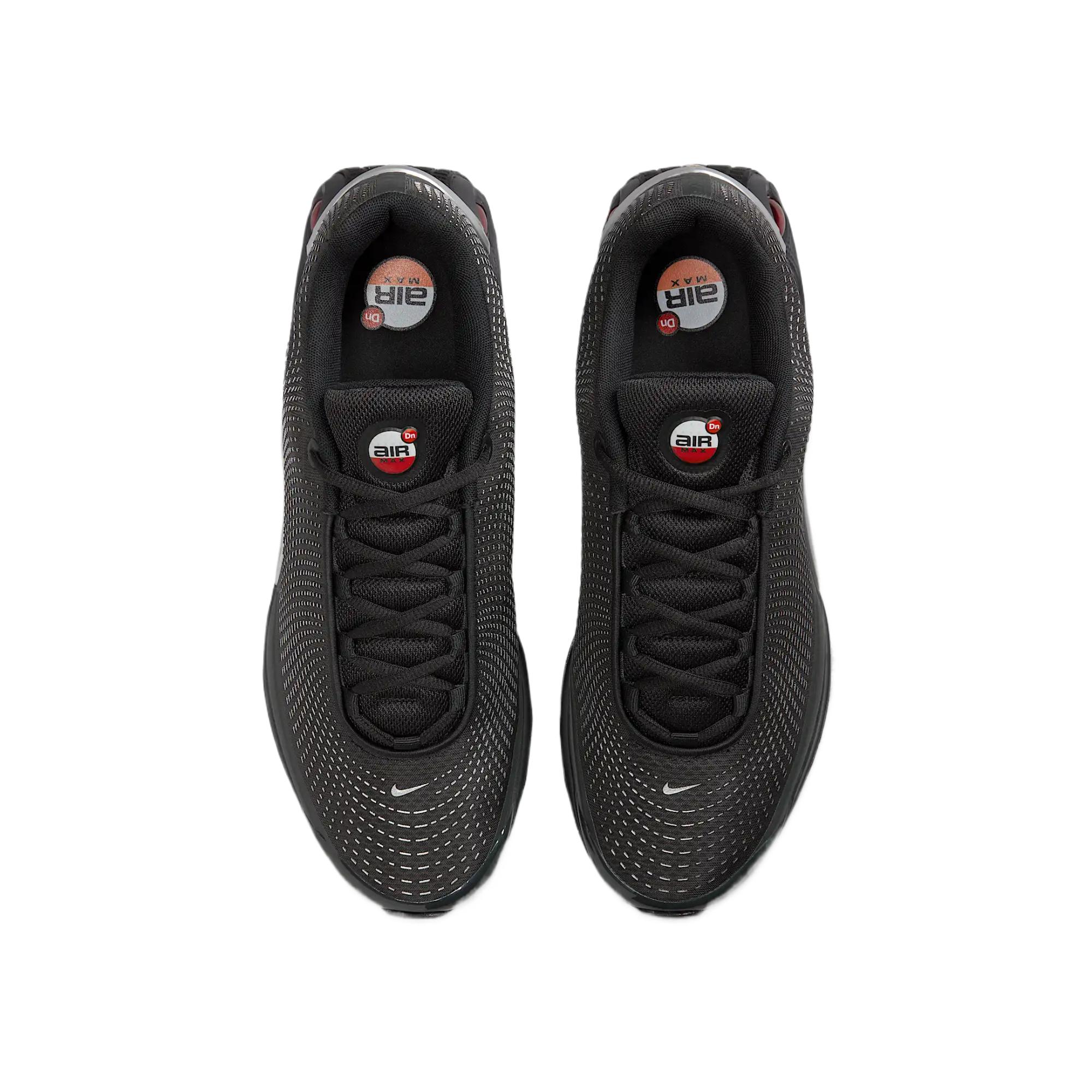 Nike Air Max Dn Black Metallic Silver Red